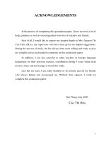 Luận văn a study on english varieties some related problems facing vietnamese learners of english and suggested solutions 