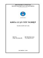 Luận văn a study on colors used in idiomatic expressions in english and vietnamese equivalent 