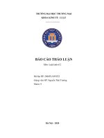 BÁO cáo THẢO LUẬN môn luật kinh tế 2 