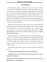 Luận văn một số biện pháp nâng cao hiệu quả sản xuất kinh doanh tại công ty CP dịch vụ đường sắt hoa phượng 