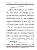 Luận văn phân tích một số chỉ tiêu tài chính chủ yếu và biện pháp nâng cao hiệu quả hoạt động tài chính tại công ty vận tải và dịch vụ điện lực 