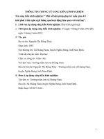 SKKN một số biện pháp giúp trẻ mẫu giáo 4 5 tuổi phát triển ngôn ngữ thông qua hoạt động làm quen với văn học 