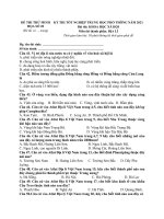 Đề thi thử tốt nghiệp THPT năm 2021 môn Địa có đáp án - Đề số 20