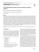 SD‑IoV   SDN enabled routing for internet of vehicles in road‑aware approach