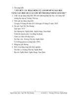 SKKN đổi mới phương pháp dạy học, xây dựng môi trường học tập tại trường tiểu học 