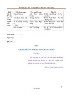 Giáo án ngữ văn lớp 6 sách kết nối tri thức cả năm