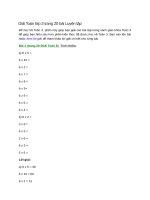 Giải toán lớp 3 trang 20 bài luyện tập