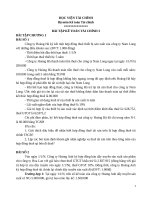 Bài tập Kế toán tài chính 3