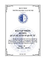 Đề bài nêu và phân tích vai trò của chủ thể các công ty xuyên (đa) quốc gia trong quan hệ kinh tế quốc tế 