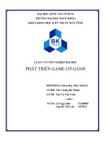 LUẬN văn tốt NGHIỆP đại học PHÁT TRIỂN GAME cờ GÁNH 
