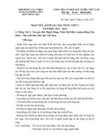 Nhận xét đánh giá SGK Tiếng Việt 2