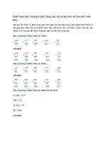 Giải toán lớp 3 trang 5 bài cộng các số có ba chữ số