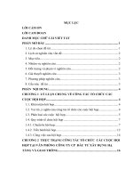 Khóa luận công tác tổ chức các cuộc hội họp tại văn phòng công ty CP đầu tư xây dựng hạ tầng và giao thông 
