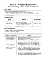 KHBD TIẾNG ANH 6 global success   UNIT 4-6