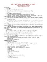 Giáo án KHTN 6 Chân trời sáng tạo phần mở đầu  7 tiết