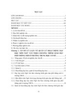 Luận văn quản lý hoạt động dạy học môn ngữ văn theo chương trình giáo dục phổ thông mới ở các trường THCS thành phố móng cái, tỉnh quảng ninh 