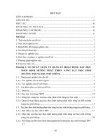 Luận văn quản lý hoạt động dạy học theo định hướng phát triển năng lực học sinh các trường THPT huyện kiến xương tỉnh thái bình 