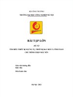 Tìm hiểu thiết bị ngưng tụ, thiết bị bay hơi và tính toán chu trình chọn máy nén