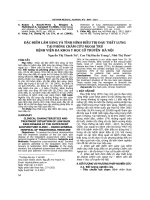 Đặc điểm lâm sàng và tình hình điều trị đau thắt lưng tại phòng châm cứu ngoại trú Bệnh viện Đa khoa Y học Cổ truyền Hà Nội