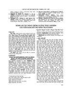 Đánh giá tác dụng chống dị ứng thực nghiệm của viên nang hỗ trợ điều trị Eczema