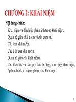 Bài giảng Logic học đại cương: Chương 2 - ThS. Trần Thị Hà Nghĩa