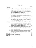 LUẬN văn THẠC sĩ   nâng cao chất lượng giáo dục chính trị cho lực lượng dân quân tự vệ ở tỉnh bà rịa   vũng tàu hiện nay