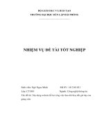 Đồ án Xây dựng Website hỗ trợ công việc theo dõi thay đổi giờ dạy của giảng viên 