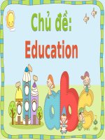 Mẫu Powerpoint chủ đề giáo dục cực đẹp  Mẫu số 1