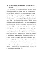 BÀI tập TÌNH HUỐNG môn bảo đảm NGHĨA vụ dân sự