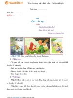 Giáo án ngữ văn lớp 6 sách kết nối tri thức với cuộc sống (đầy đủ HK1) 