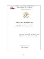 Báo cáo thực tập doanh nghiệp tại công ty cổ phần TKC KRAFT