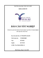 Kế toán tiền gửi ngân hàng tại công ty TNHH CKL việt nam 