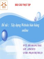 Xây dựng website bán hàng online 