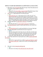 NHỮNG câu hỏi NHẬN ĐỊNH ĐÚNG SAI môn PHÁP LUẬT đại CƯƠNG