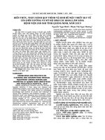 Kiến thức, thực hành quy trình vệ sinh bề mặt thiết bị y tế của điều dưỡng và nữ hộ sinh các khoa Lâm sàng Bệnh viện Sản nhi tỉnh Quảng Ninh, năm 2019