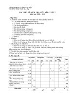 Đề thi giữa học kì 1 môn Toán lớp 7 năm 2020-2021 có đáp án - Trường THCS Ngô Gia Tự