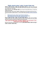 Phiếu chính tả lớp 1 tuần 13 sách chân trời