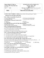 Đề thi giữa học kì 1 môn GDCD lớp 7 năm 2020-2021 có đáp án - Trường THCS Phan Bội Châu