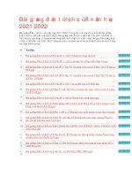 Bài giảng điện tử lịch sử 8 năm học 2021 2022 