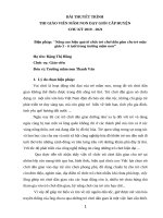 Nâng cao hiệu quả tổ chức trò chơi dân gian cho trẻ mẫu giáo 5   6 tuổi trong trường mầm non 