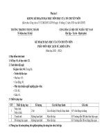 PHỤ lục i, II, III   sử 6 (KNTT) 