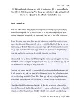 Đề tài phân tích nội dung quy luật từ những thay đổi về lượng dẫn đến thay đổi về chất và ngược lại  vận dụng quy luật này để luận giải quá trình tất yếu của việc quá độ lên CNXH ở nước ta hiện nay 