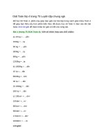 Giải toán lớp 4 trang 75 luyện tập chung sgk