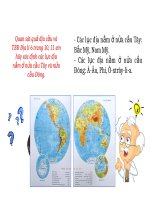 Bai 1 He thong kinh vi tuyen va toa do dia li