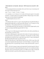 thi chính thức vào 10 môn hóa   hệ chuyên   THPT chuyên gia lai năm 2017   2018 