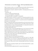 thi chính thức vào 10 môn hóa   hệ chuyên   THPT chuyên bình định năm 2017   2018 