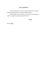 Quản lý hoạt động bồi dưỡng đội ngũ giáo viên trung học cơ sở trên địa bàn huyện ninh sơn, tỉnh ninh thuận 