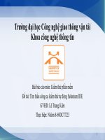 Đề tài tìm hiểu công cụ kiểm thử tự động selenium IDE 