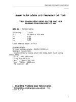 BÀI TẬP LỚN LÝ THUYẾT Ô TÔ