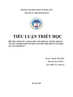 ĐỀ tài  phân tích và chứng minh “chủ nghĩa duy vật biện chứng do các mác sáng lập là hình thức phát triển hoàn thiện nhất của chủ nghĩa duy vật trong lịch sử 